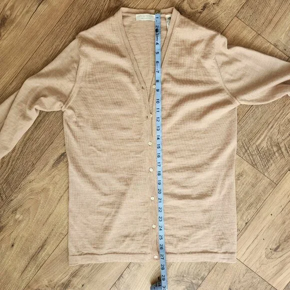 Lord & Taylor Italian Merino Wool Cardigan Size: Large - Picture 14 of 14